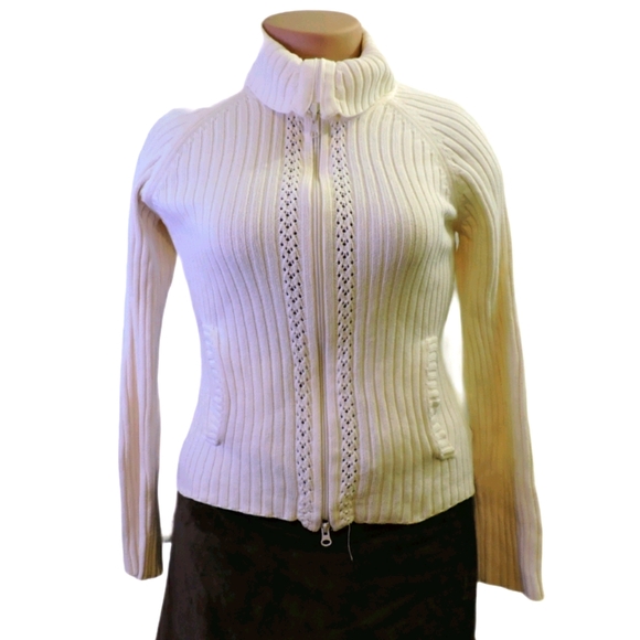 Jacob connecxion knit zip sweater size L - Picture 4 of 4